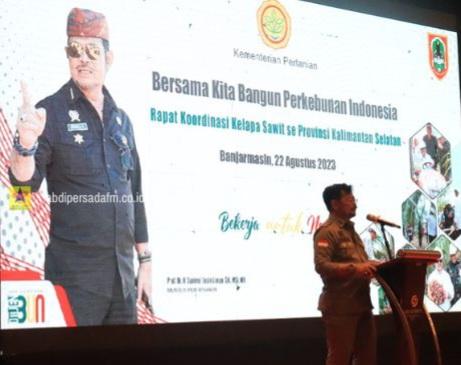 Dari Kalsel, Mentan RI Seru Pelaku Perkebunan Akselerasi Program PSR