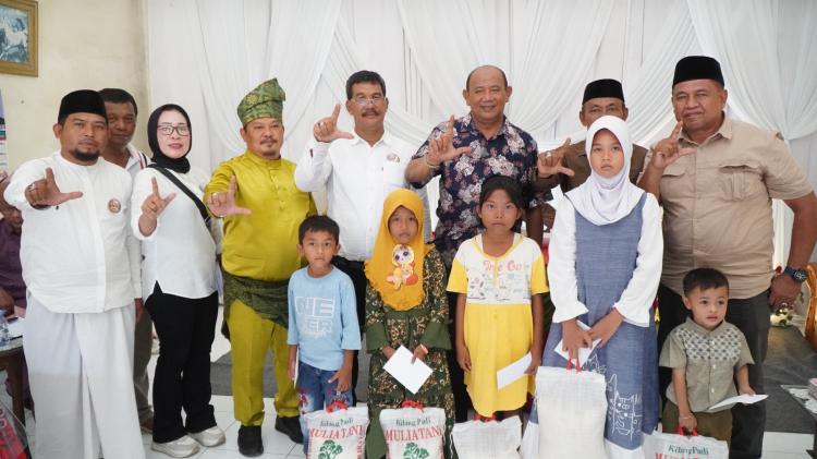 Janji Plt Bupati Langkat Akan Salurkan Besar 1 Ton Setiap Bulan Untuk Anak Yatim