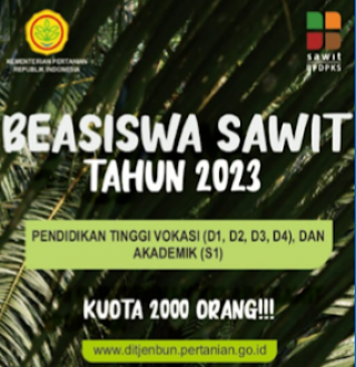 Siapkan 800 Kuota Cadangan Beasiswa SDM Sawit, Ini Kata Ditjenbun