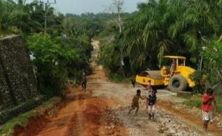 Petani Sawit Gembira, Jalan Dua Kecamatan Sebentar Lagi Mulus