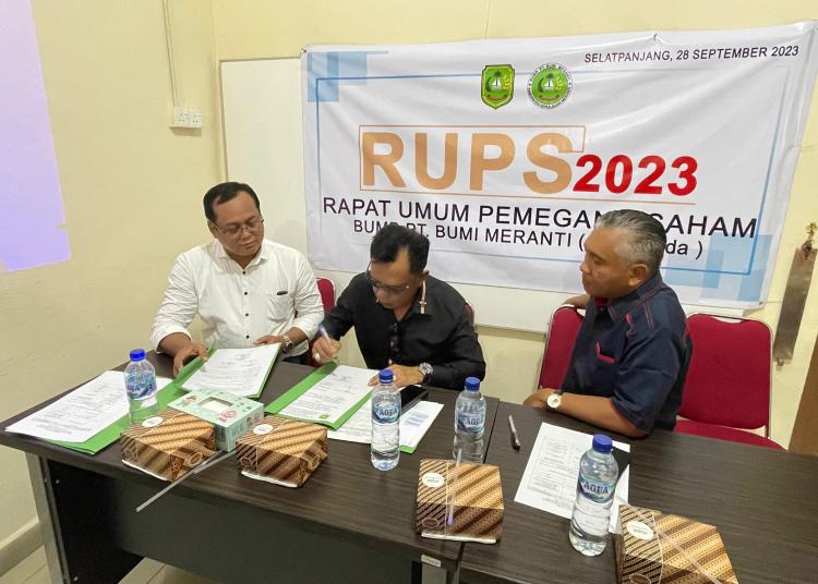 RUPS BUMD PT Bumi Meranti, Bupati Meranti Minta Pendampingan APH