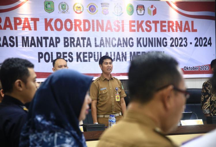 Pemkab Meranti Siap Dukung Operasi Mantap Brata Pemilu 2024