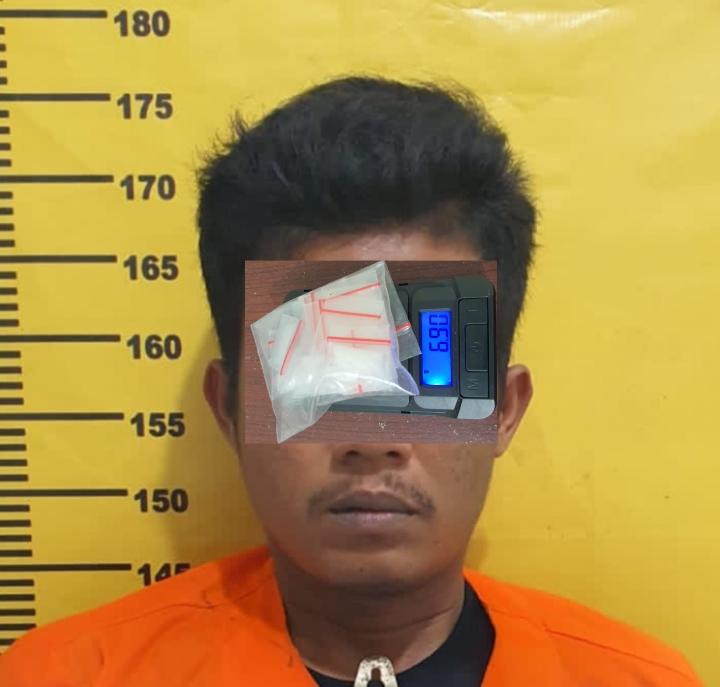 Polisi Borgol Karyawan Swasta Gegara Nyambi Jadi Bandar Sabu