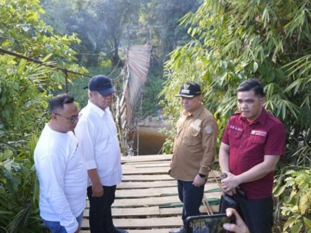 Kala Masyarakat Perbaikan, Jembatan Gantung Bantuan Perusahaan Sawit Putus