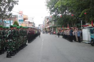 Pimpin Apel Gabungan Kesiapan Pengamanan MTB, Ini Pesan AKBP Kurnia