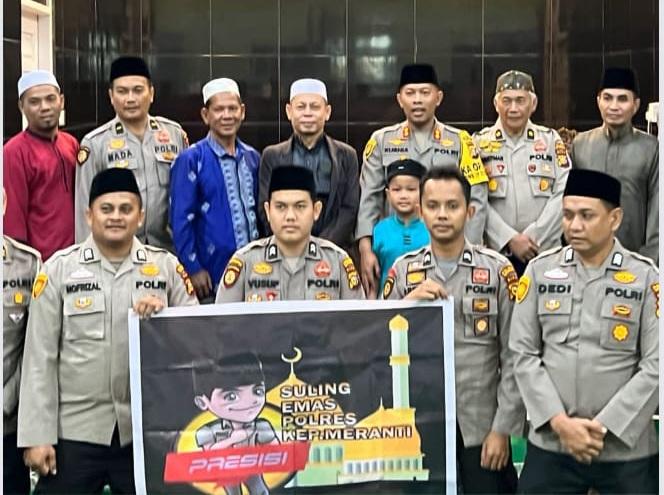 Selepas Subuh Berjamaah, Kapolres Meranti Beri Petuah Pemilu Damai 2024