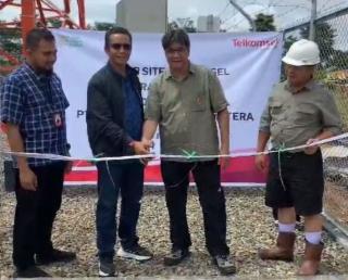 PT GBS Kerja Sama Telkomsel Berikan Internet 4G Buat Warga Desa Sentra Sawit di Pali