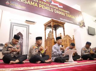 Hikmah dan Khusuk, AKBP Kurnia Setyawan Doa Bersama Pemilu Damai 2024