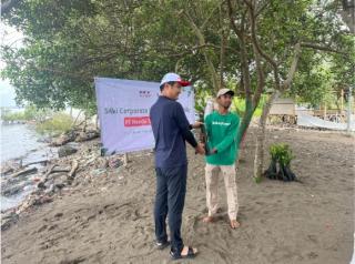 Aksi CSR PT Honda Trading Indonesia Tanam 1.500 Mangrove di Tangerang