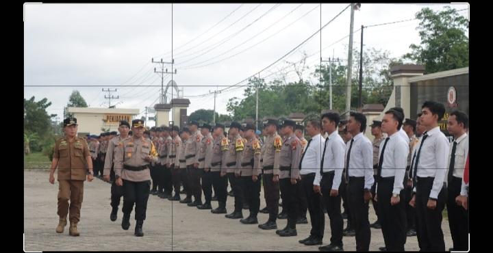 Pengamanan Idul Fitri 1445 H, Polres Kepulauan Meranti Gelar Apel Pasukan OK 2024