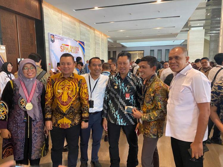 Hadiri SPM Awards 2024, Pj Bupati Langkat Faisal Hasrimy Targetkan Langkat masuk Kategori Kabupaten terbaik penerapan SPM Awards di 2025