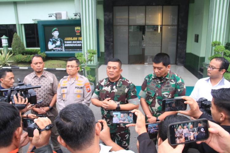 Dandim 0201/Medan Bersama Kapolrestabes Medan "Penangkapan Bukan di Asmil TNI AD"