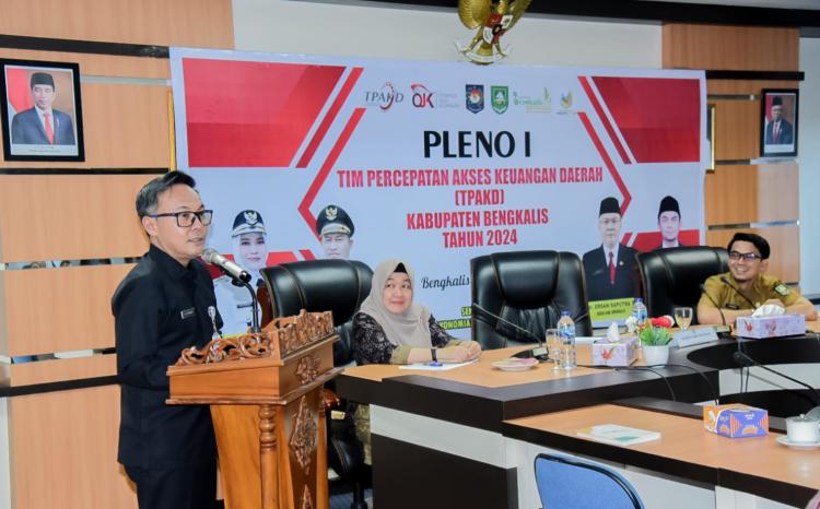 Buka Rakor Pleno I TPAKD 2024, Bupati Bengkalis: Tim TPAKD Dapat Kejar Target