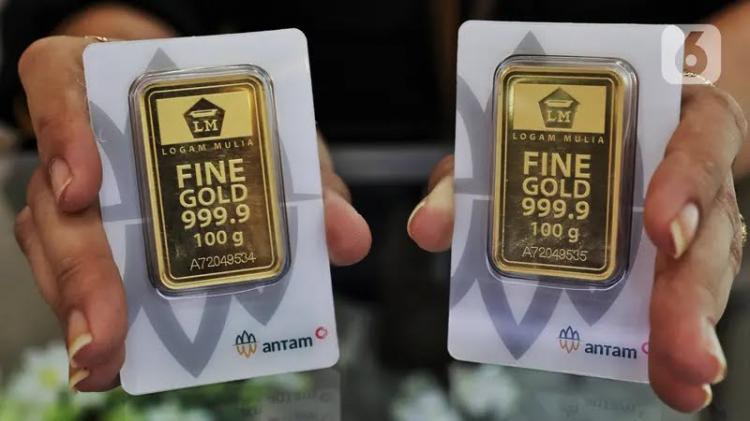 Harga Emas Antam Turun Seribu Rupiah Hari Ini, Berikut Daftarnya