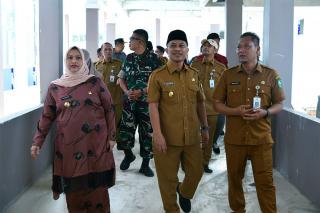 Pastikan Pengerjaan Berjalan Baik, Bupati Tinjau Pembangunan RSUD Rupat Utara