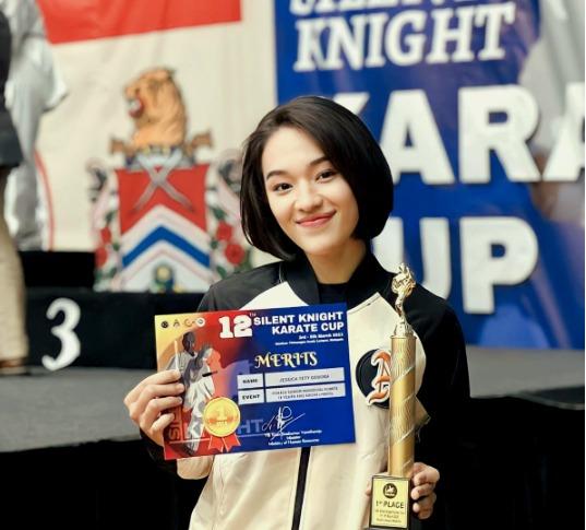 Bripda Jessica Tety Debora, Bintang Karate Internasional dari Polda Riau