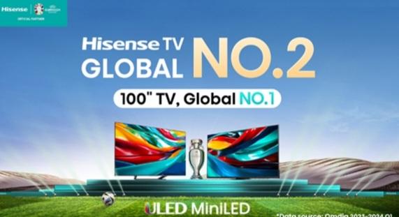 Hisense Pertahankan Dominasi Pasar TV Global dengan Posisi Teratas di Berbagai Negara