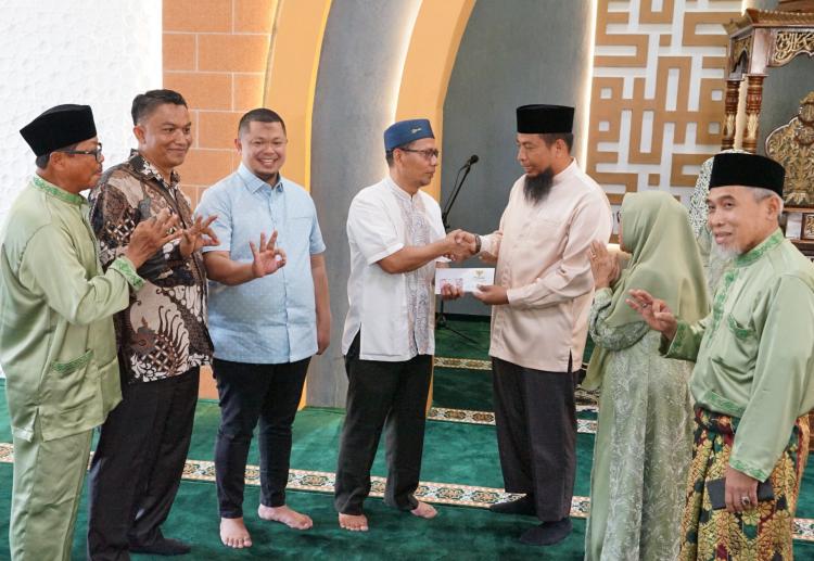 Resmikan Masjid Al Fahruddin di Kelurahan Air Jamban, Ini Pesan Camat Mandau