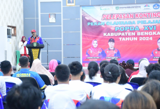 POPDA Tingkat Provinsi Riau, Ini Petuah Bupati Bengkalis ke 180 Atlet yang Berlaga