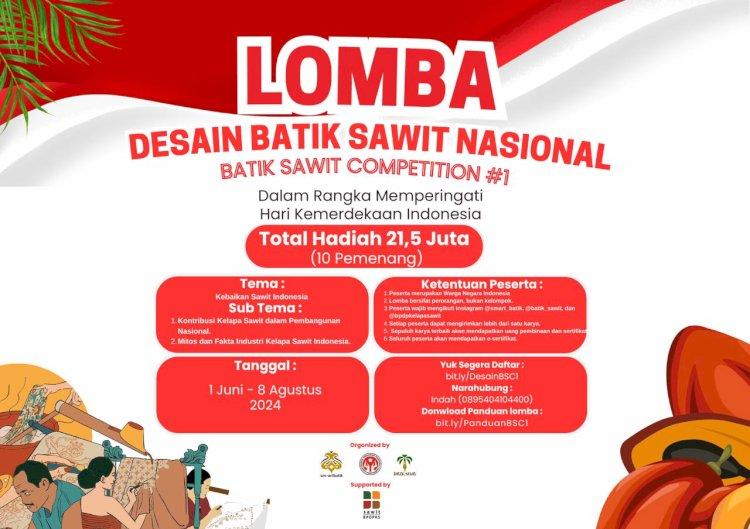 Smart Batik dan Dekranasda Kota Yogyakarta Gelar Lomba Desain Batik Sawit Nasional 2024