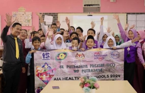 SK Putrajaya Presint Malaysia Juara Kompetisi Sekolah Tersehat se Asia Pasifik