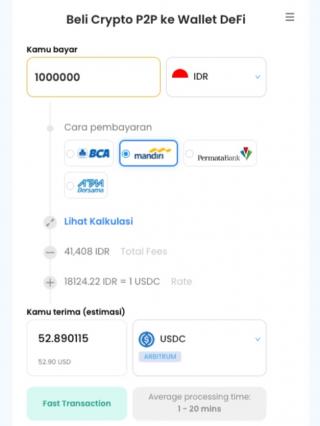 Beli USDC di Jaringan Arbitrum, Panduan Eksklusif melalui Beli Finance X Cryptowatch