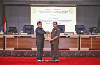 Plt Bupati Sampaikan Ranperda Pertanggungjawaban Pelaksanaan APBD Kepulauan Meranti 2023