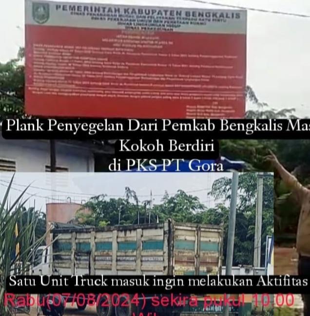 Plank Stop Beroperasi Masih Berdiri, Lo Kok, PKS Gora Sudah Beroperasi