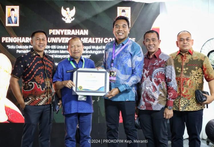 Lagi, Pemkab Meranti Raih Penghargaan di UHC Award 2024