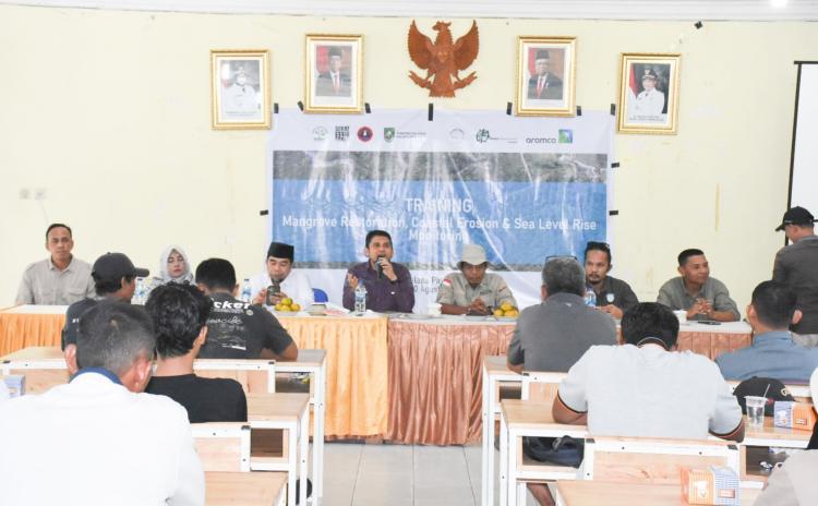 Penggiat Mangrove di Bengkalis Ikuti Pelatihan Restorasi Mangrove dan Pemantauan Kenaikan Air Laut