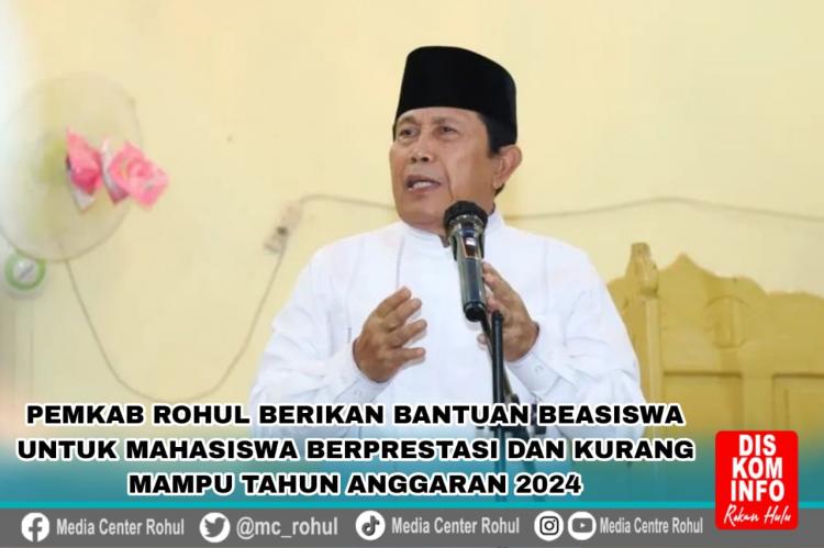 Bupati Rohul Siapkan Bantuan Beasiswa Untuk Mahasiswa Berprestasi dan Kurang Mampu