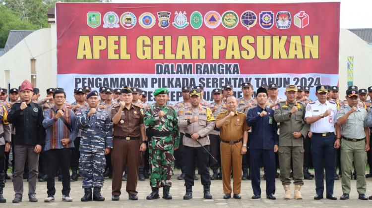 Pimpin Gelar Pasukan OMP 2024, AKBP Kurnia S Tekankan Netralitas, Koordinasi dan Kolaborasi