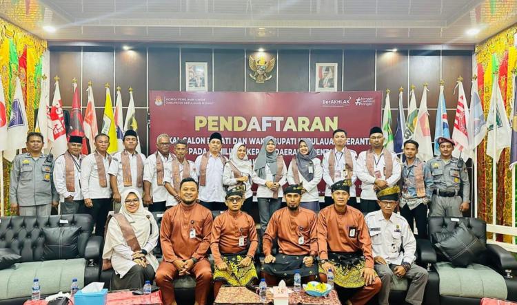 Tutup Pendaftaran, KPU Kepulauan Meranti: 4 Paslon Berlaga di Pilkada Serentak 2024