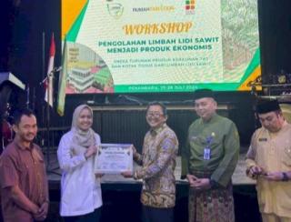 Kolaborasi Asosiasi Samade dan BPDPKS Taja Workshop Olah Limbah Lidi Sawit Jadi Produk Ekonomis