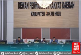 DPRD Rohul Gelar Paripurna Pembahasan KUA-PPAS Tahun Anggaran 2025