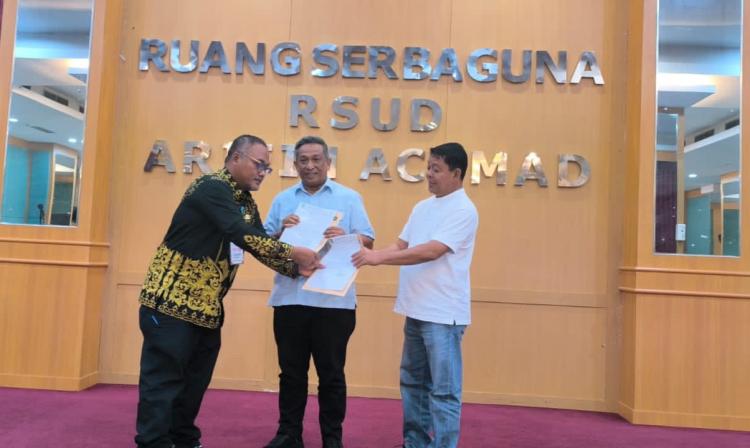 Paslon ASA Kelar Pemeriksaan Kesehatan di RSUD Arifin Achmad Pekanbaru