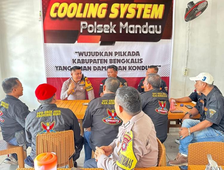 Cooling System Pilkada 2024, Polsek Mandau Ajak, Gandeng dan Rangkul Semua Elemen