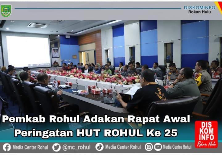 Pemkab Rokan Hulu Gelar Rapat Persiapan Hari Jadi ke 25 2024