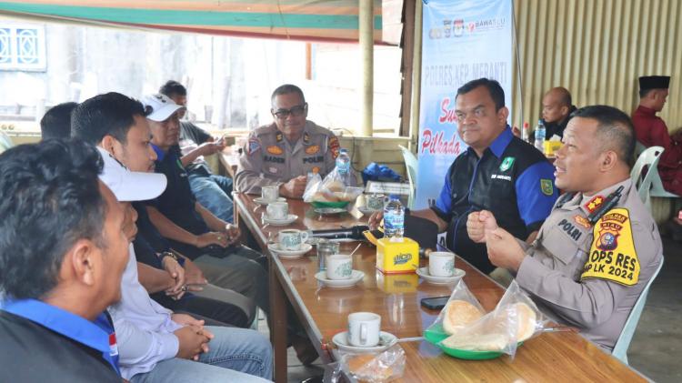 Giat JC dan CS, Kapolres Kepulauan Meranti Ajak Sukseskan Pilkada Tertib dan Kondusif