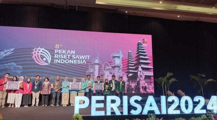 Unhas, UNS, dan USU Raih Juara Lomba Riset Sawit Tingkat Mahasiswa di Acara PERISAI 2024