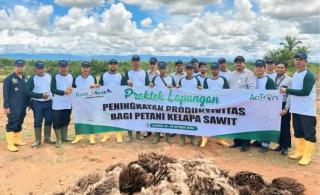 Petani Sawit Diajari Bikin Pupuk Organik Hingga Hindari Kredit Bermasalah