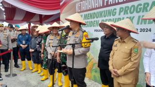 Dukung Asta Cita Presiden, Polda Riau Siapkan 20 Hektar Lahan untuk Program Ketahanan Pangan