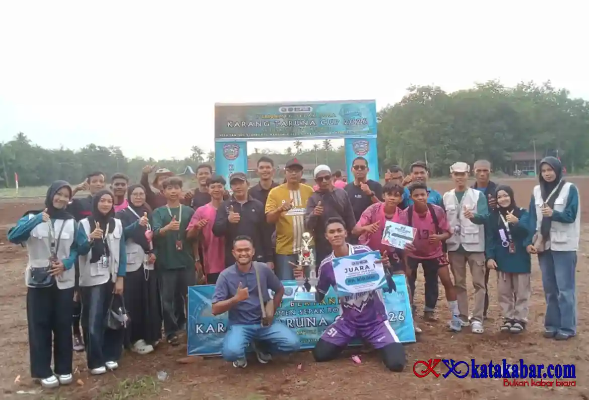 Karang Taruna Tanjung Kedabu Cetak Bibit Atlet Muda Berprestasi Lewat Turnamen Voli dan Sepak Bola