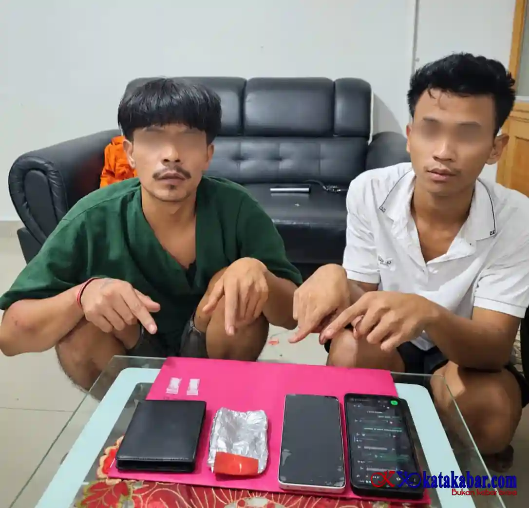 Kasus Narkoba di Sebangar: Dua Warga Ditangkap Polsek Mandau Terkait Sabu