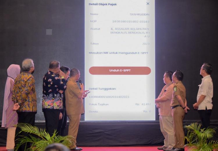 Aplikasi SipBukas Diluncurkan, Ini Upaya Bapenda Bengkalis Tingkatkan PAD