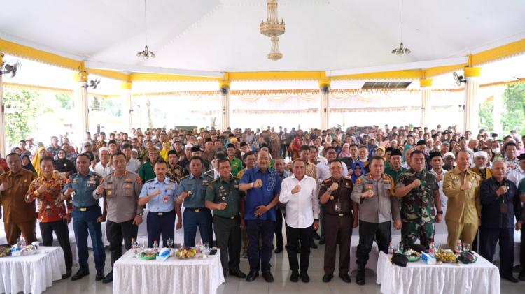 Gubsu dan Plt Bupati Silaturahmi dan Sapa Masyarakat Langkat