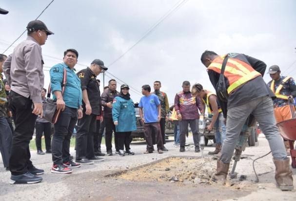 Proyek Jalan lingkar Barat Duri, Kasmarni Bilang Maret 2024 Sudah Bisa Dilintasi