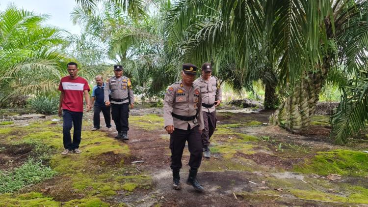 Jelang Pemilu 2024, Polsek Mandau Cooling System di Perkampungan Sentra Sawit