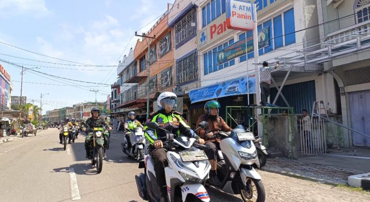Satlantas Polres Bengkalis Deklarasi Tertib Berlalu Lintas di Pulau Seberang