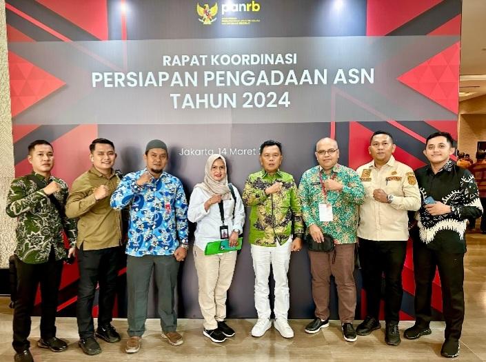 Rakor Persiapan Pengadaan ASN, H Asmar: Kepulauan Meranti Dapat Kuota 600 CASN